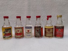 Lotto Mignon Benvenuti liquore italiano vintage miniature anni 60 collezione 