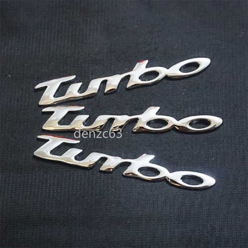 Turbo argento cromato nuovo - 3x,