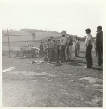 B1 - Foto Photo Fotografia Anni 60 - Campo Tiro a volo Piattello Fucili