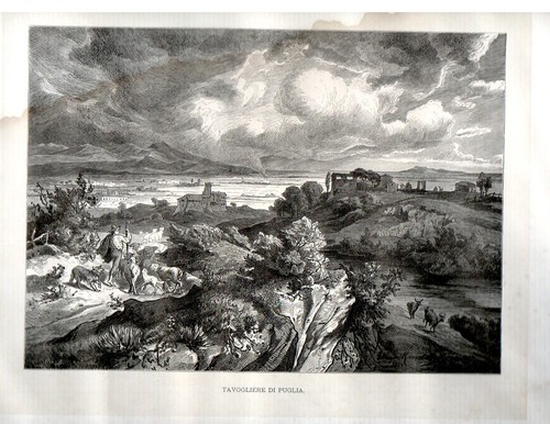 Stampa antica tavoliere delle - stampa,