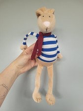 🐰 Coperta coniglio peluche BOUT'CHOU MONOPRIX top a righe blu bianco rosso sciarpa.