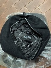 BASCO MILITARE NERO 100%  LANA