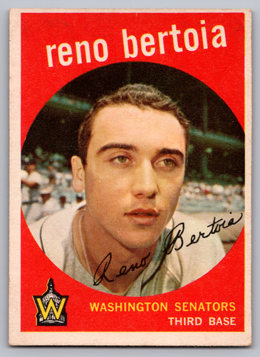 1959 topps reno bertoia - 1959, #84