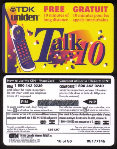 Scheda telefonica portatile - , 10