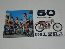 DEPLIANT BROCHURE GILERA 50 4V