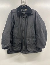 Barbour Black Bedale Waxed