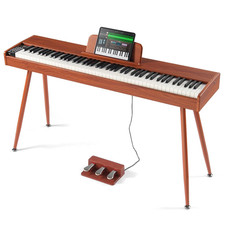 Pianoforte Digitale Con 88 Tasti Completamente Pesati, Set Tastiera Elettrica Po