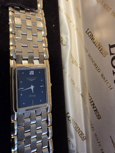 Longines gold plated diamond - gold,