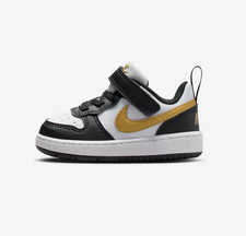 NIKE COURT BOROUGH LOW Recraft Scarpe Sneakers Bambino Neonato DV5458 008 Bianco