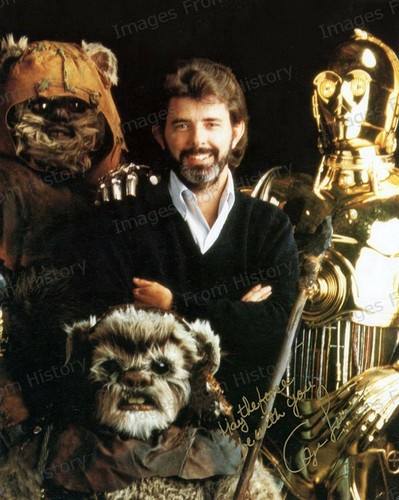 Stampa 8x10 george lucas con - george,
