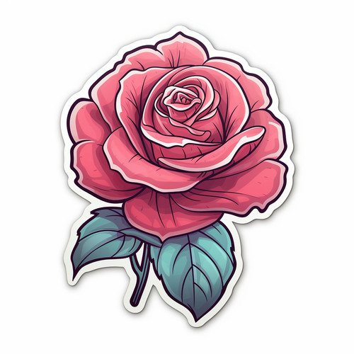 Adesivi auto sticker fiori - 5,