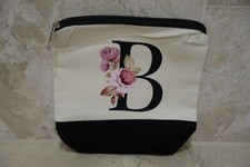 Borsa Trucco Rosa Floreale