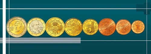 Austria monete euro - austria,