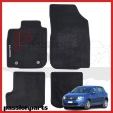 TAPPETI DACIA SANDERO DAL 2012 IN MOQUETTE CON RICAMO E 2 FISSAGGI SET 4PZ