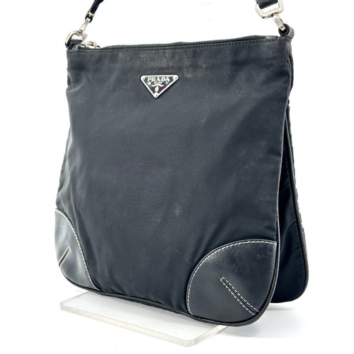 Borsa tracolla prada tessuto - a,