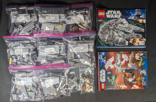 Lego star wars millennium - star,