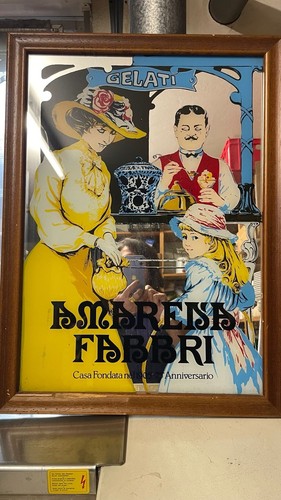 Insegna specchio amarena - insegna,