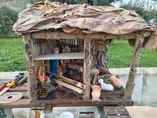 Capanna presepe artigianale