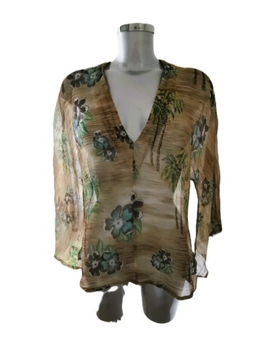 Antik batik blusa mousseline - blusa,