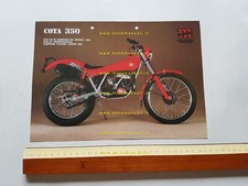 Montesa Cota 350 - 242 - 123200 - 348 T 1983 depliant moto italiano originale
