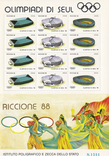 Olimpiadi seul riccione 88 - olimpiadi,