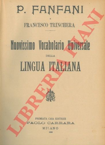Fanfani trinchera - p.,