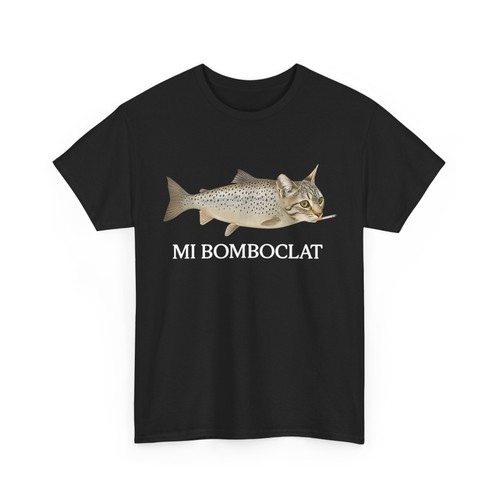 Maglietta bomboclat fish cat - maglietta,
