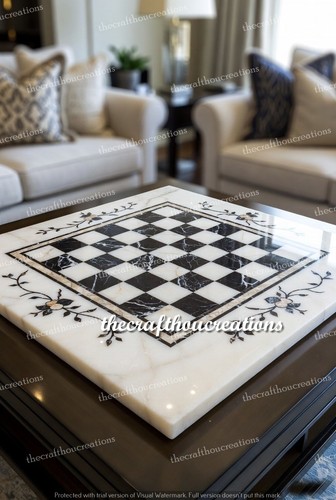 Elegante set scacchi marmo - set, in