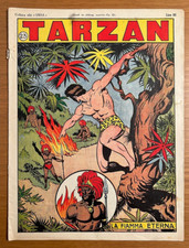 TARZAN Urra n° 23 -La Fiamma eterna - ORIGINALE 1949 - Ed. Mondiali