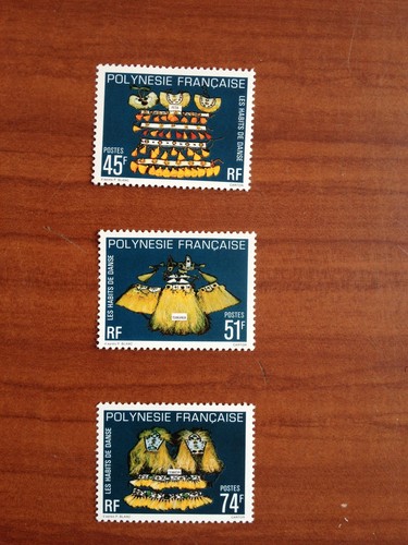 Polinesia num 138 140 - 138-140, mnh