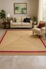 Tappeto Juta Forma Quadrata