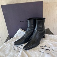 PRADA Stivali Corti Nero Nero