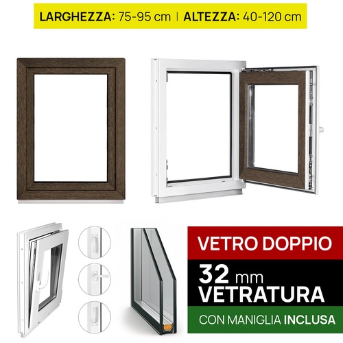 Finestre pvc noce doppio - finestre,