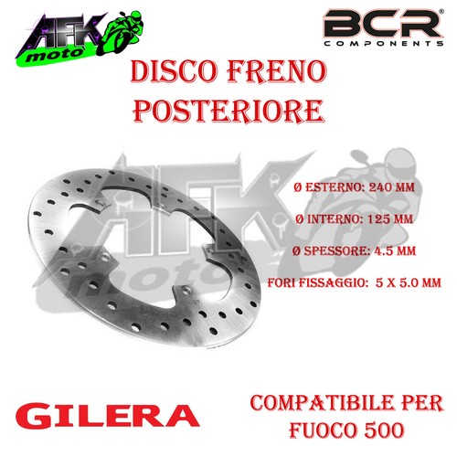Disco freno posteriore - freno,