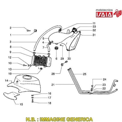 Tubo collegamento radiatore - collegamento,