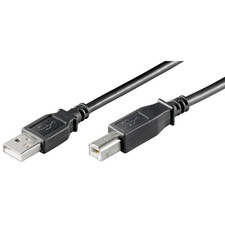 CAVO USB 2.0 PER STAMPANTE 1 METRO NERO