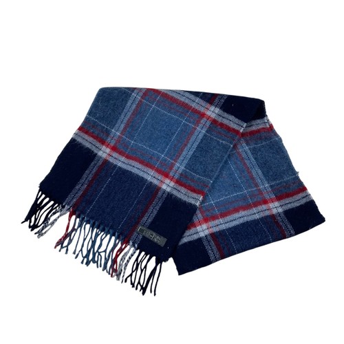 Vintage lana tartan sciarpa - vintage,