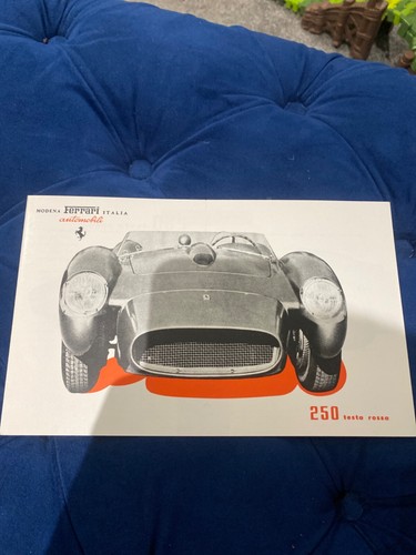 Brochure ferrari 250 testa - brochure,