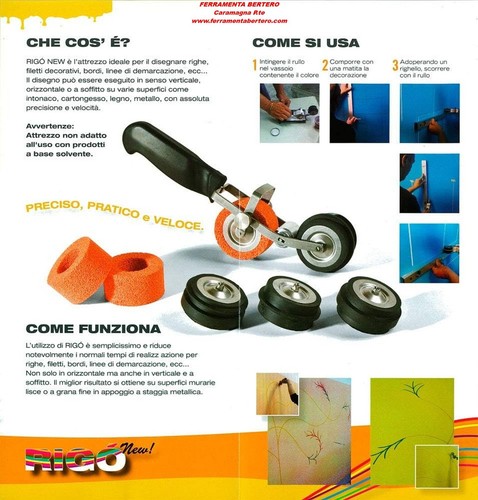 Rullo rigo per pittura - rullo,