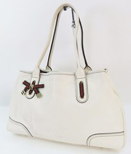 Borsa a tracolla originale Gucci Off-White in pelle #53397