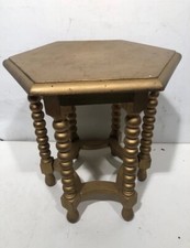 Tavolino In Legno Dorato Stile Barocco