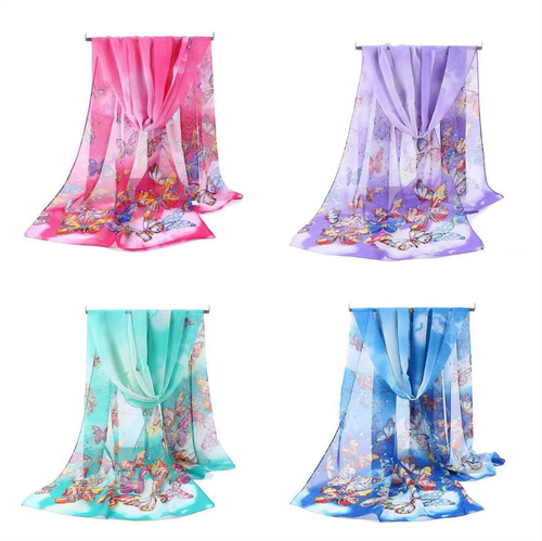 Sciarpa donna moda chiffon