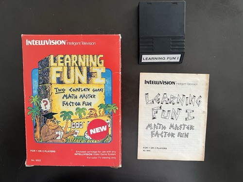 Intellivision intv learning - intellivision,