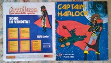 ALBUM FIGURINE CAPITAN HARLOCK  INCOMPLETO PANINI 1979 CON 390 FIGURINE