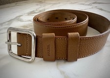 Cintura Prada in pelle marrone