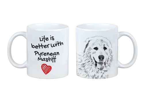 Mastino dei pirenei - pirenei, tazza
