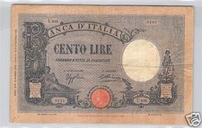 Italia 100 Lire 1932 Pick 50c