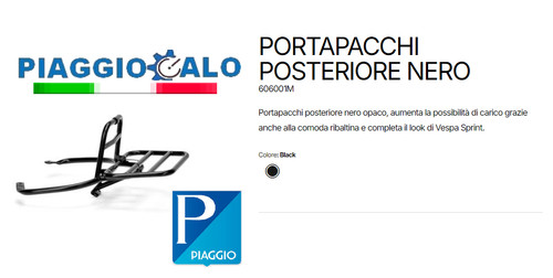 606001m portapacchi posteriore - 606001m,