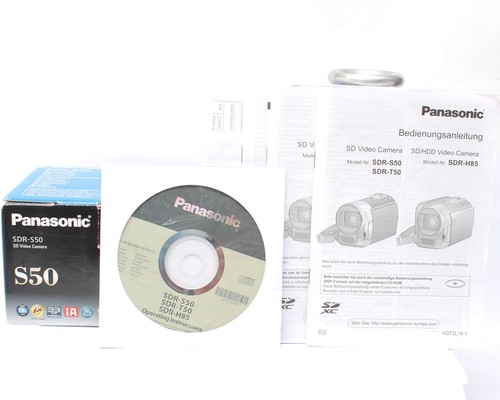 Panasonic sdr s50 - sdr-s50, scatola