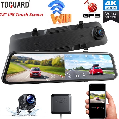 Toguard specchio wifi gps - 12",